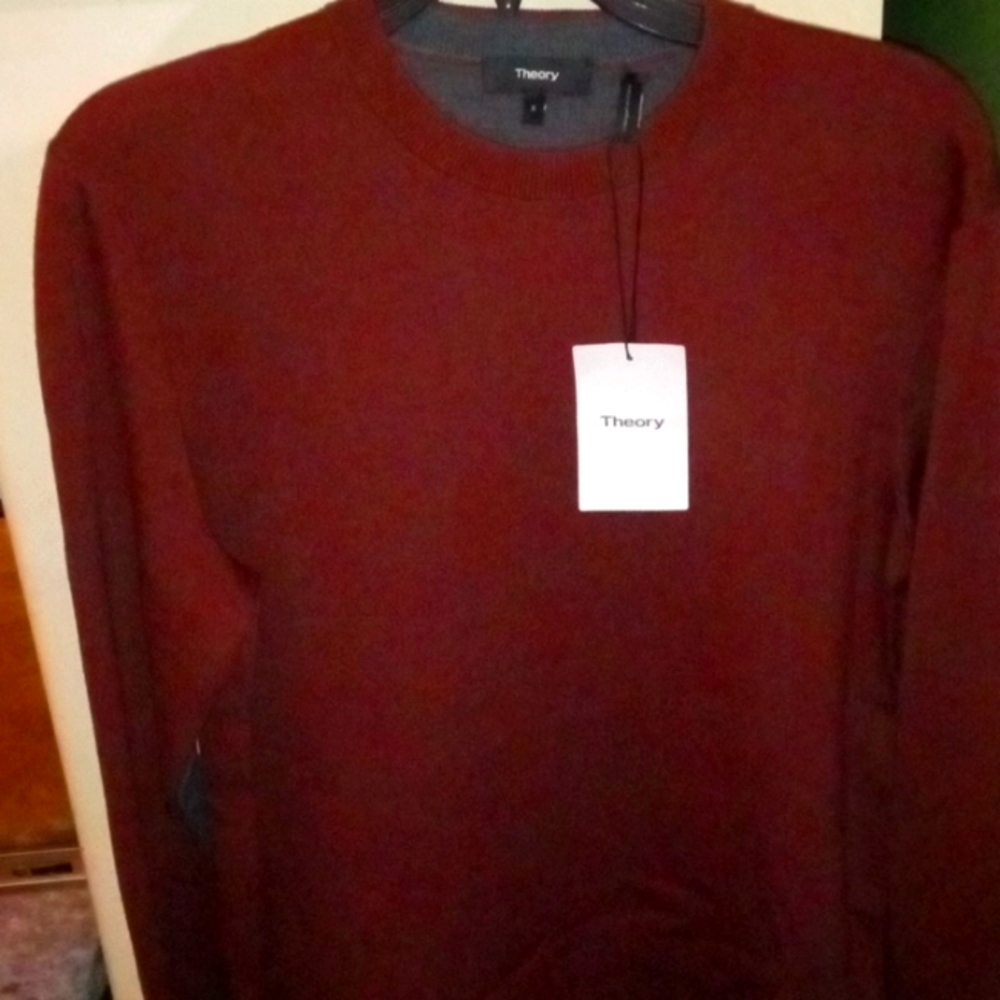 Theory Sweater/Size Small/Color Burgundy